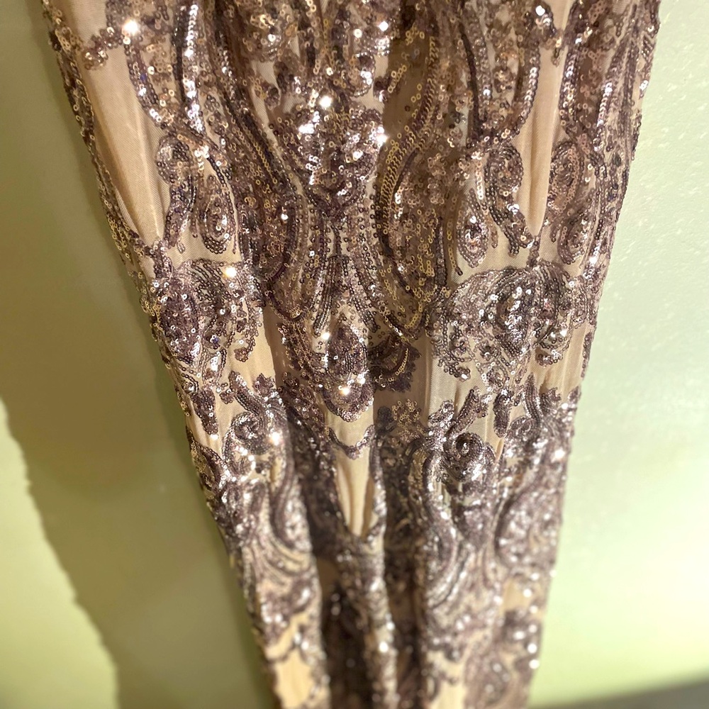 Aqua Dresses Sparkling Gown